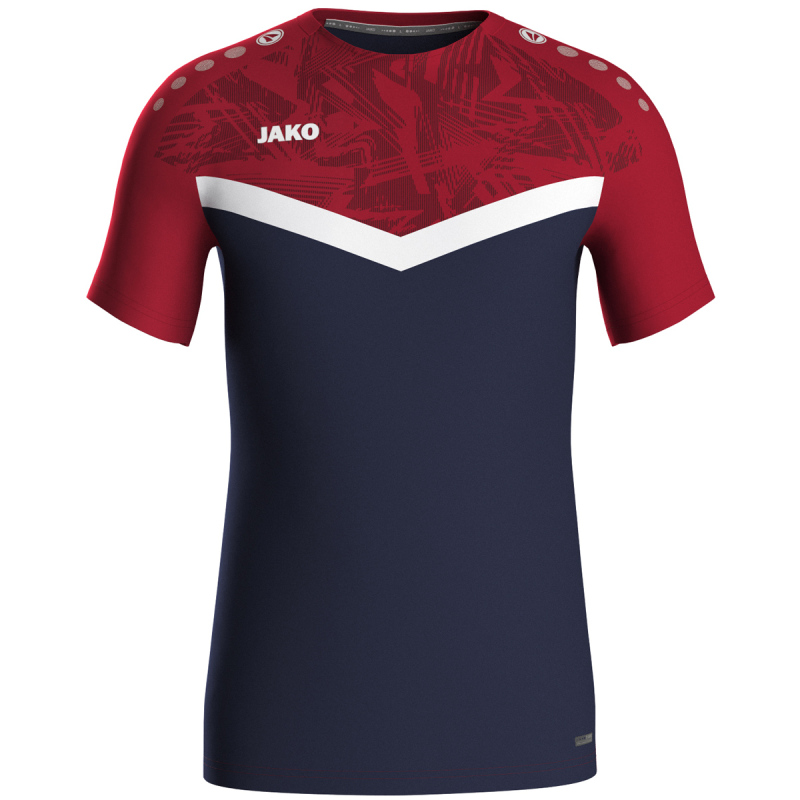 Jako Kinder T-Shirt Iconic marine/chili rot