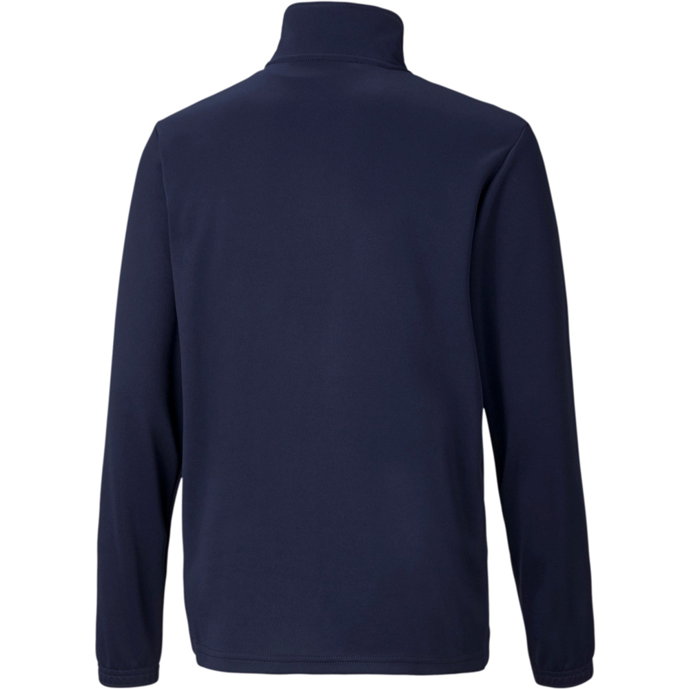 Puma Kinder 1/4 Zip Top teamRISE blau-weiß
