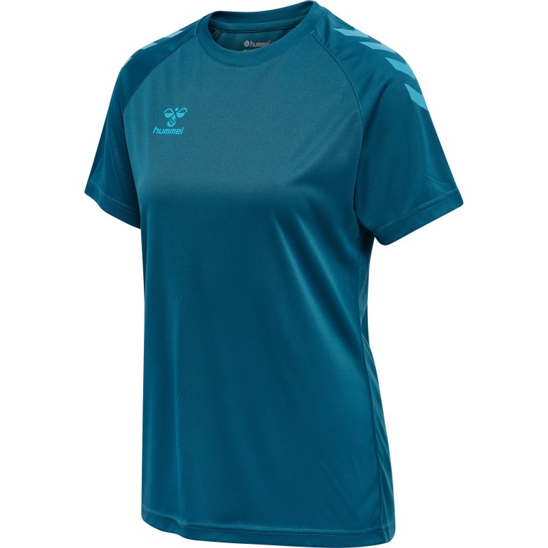 Hummel Hmlcore XK Core Poly Tee  S/S Woman blue coral