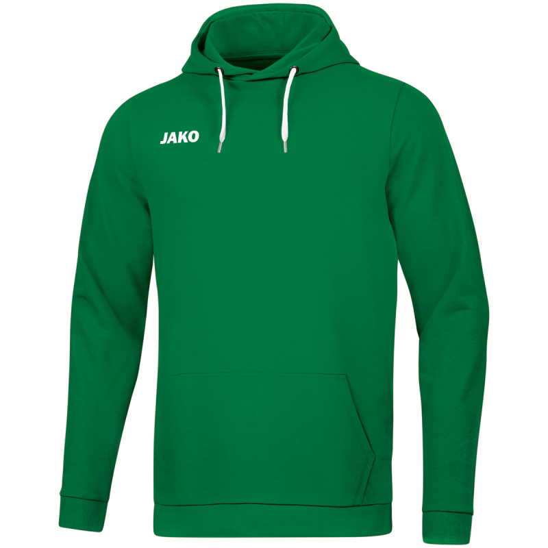 Jako Kinder Kapuzensweat Base sportgrün