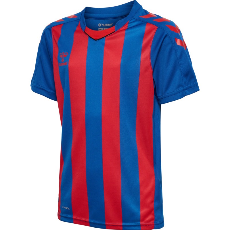Hummel Hmlcore XK Striped Jersey S/S Kids true blue/true red