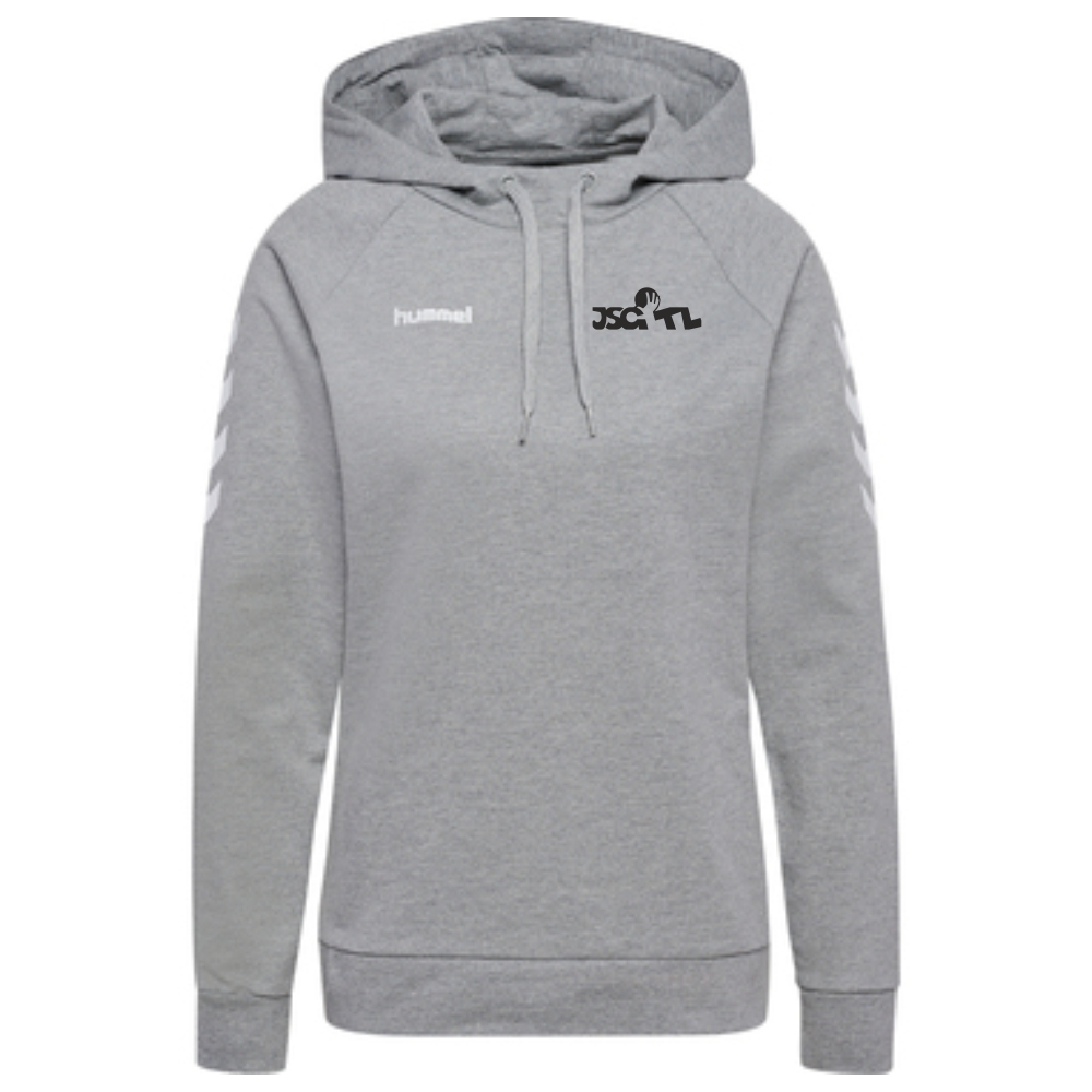 JSG Tecklenburger Land Go Cotton Damen Hoodie anthrazit-schwarz
