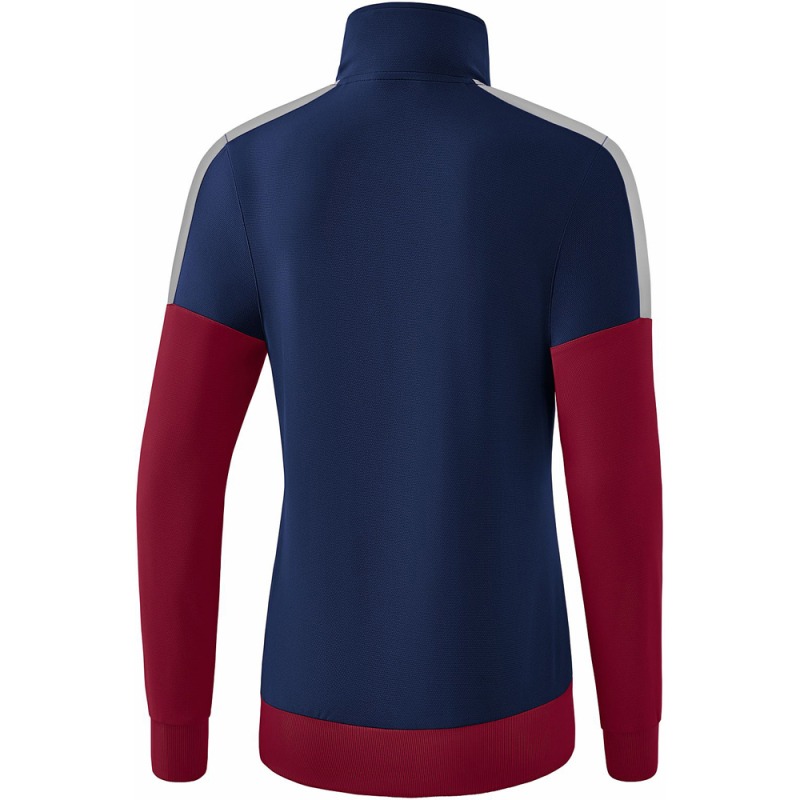 Erima Damen Trainingsjacke Squad blau-rot-grau