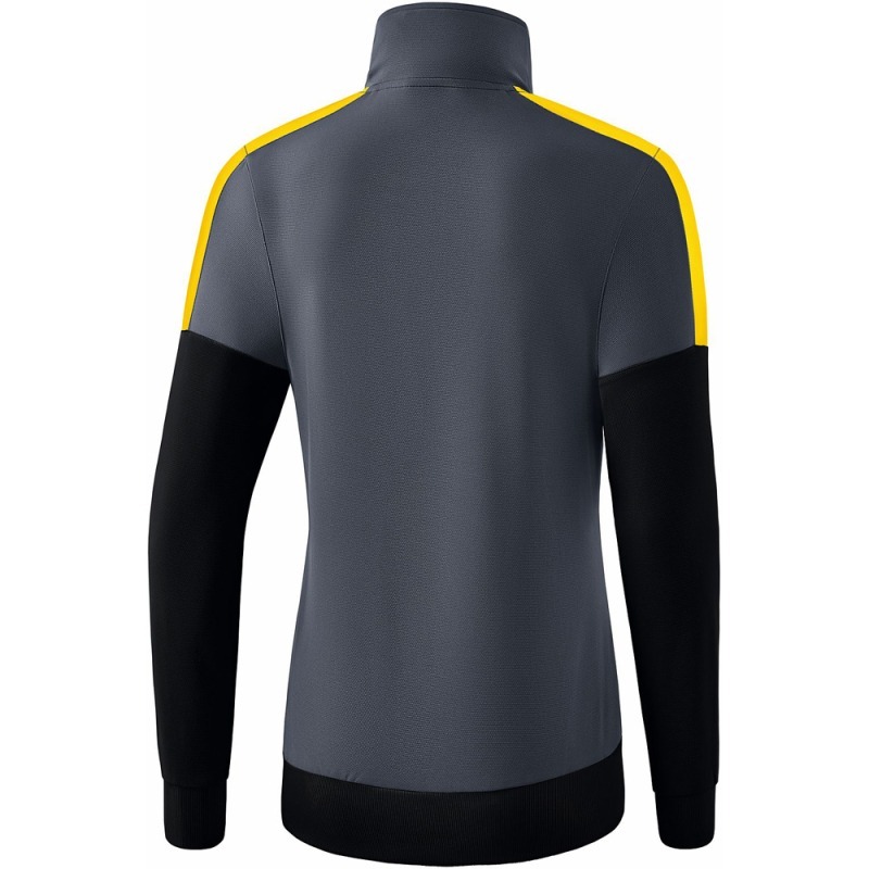 Erima Damen Trainingsjacke Squad grau-schwarz-gelb