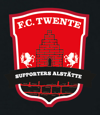 FC Twente Supporters Alstätte Polo Organic schwarz