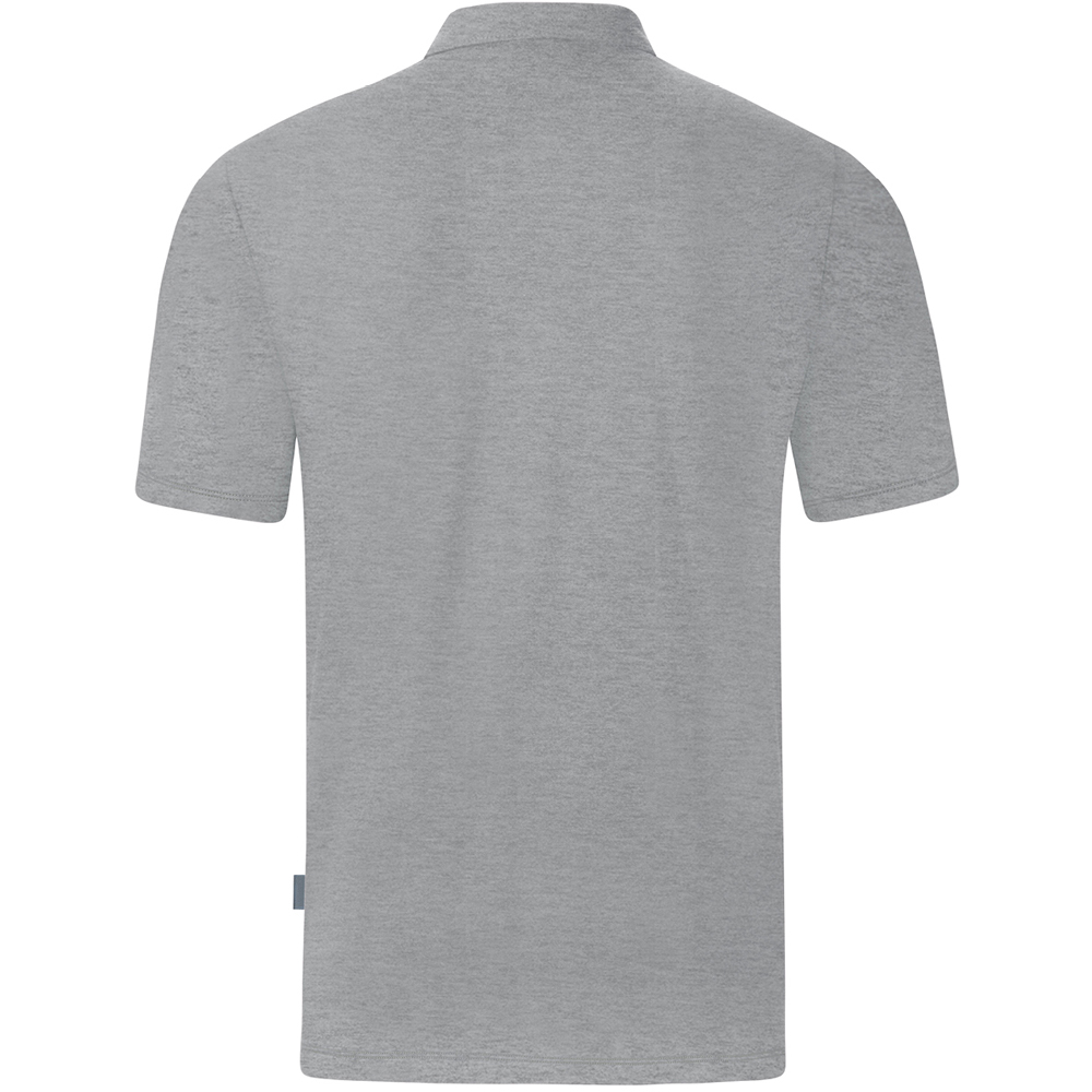 Jako Herren Polo Organic Stretch grau