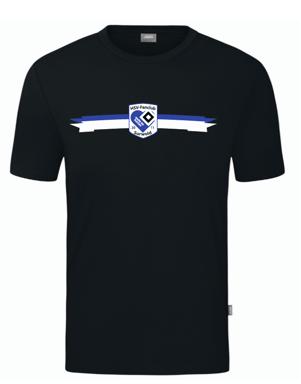 HSV Fanclub Surwold T-Shirt Organic schwarz