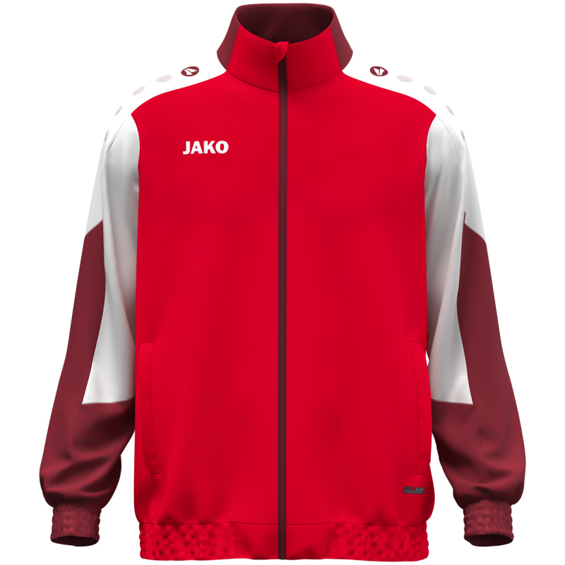 Jako Webjacke Dynamic rot-weiß-dunkelrot