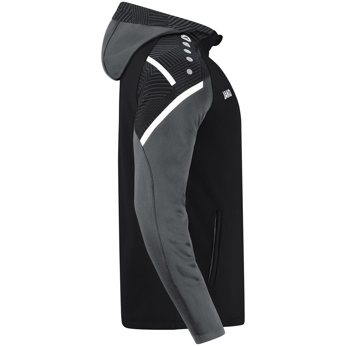 Jako Herren Kapuzenjacke Performance schwarz-grau