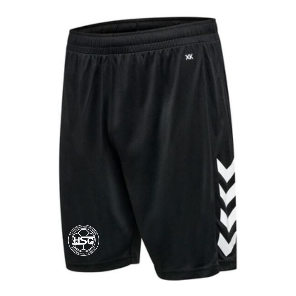 HSG Kattenvenne Lengerich Hummel Core XK Poly Shorts schwarz-weiß