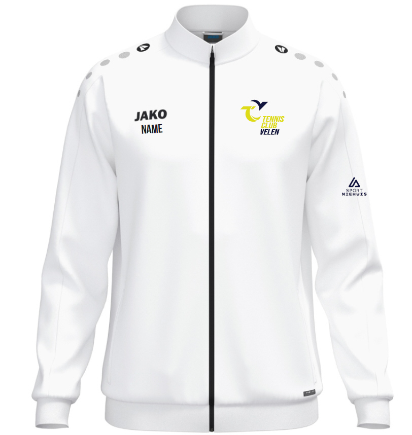 TC Velen Polyesterjacke weiß