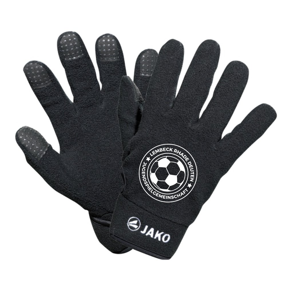 JSG Lembeck Rhade Deuten Feldspielerhandschuh Fleece schwarz