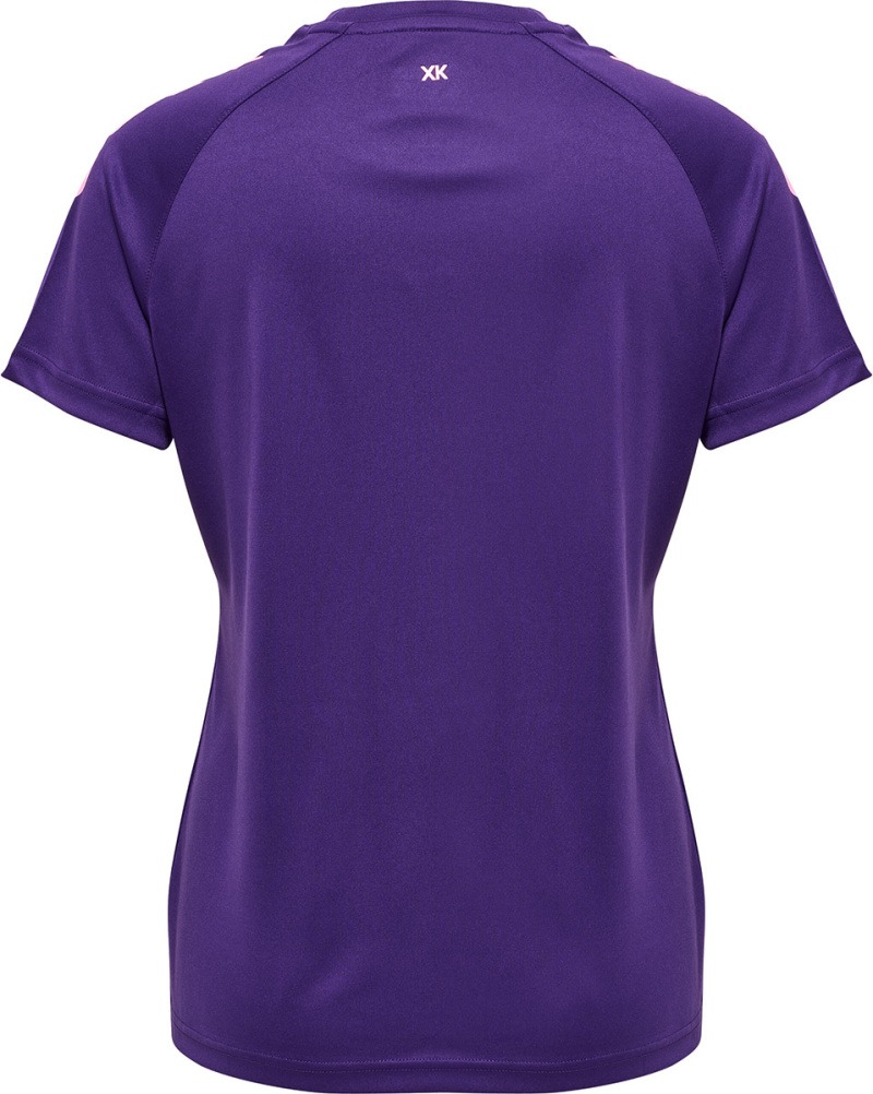 Hummel Hmlcore XK Core Poly Tee  S/S Woman acai