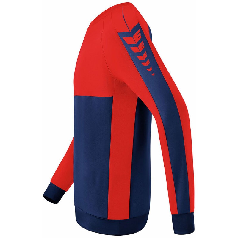 Erima Sweatshirt Six Wings blau-rot