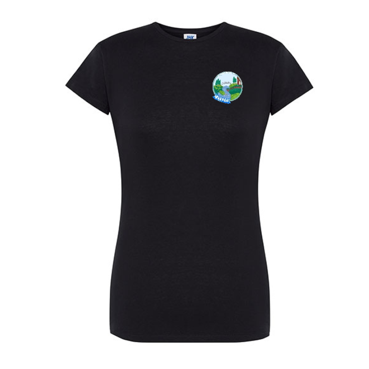 Sekundarschule Vreden Damen Regular Premium T-Shirt Schwarz Berkel Logo