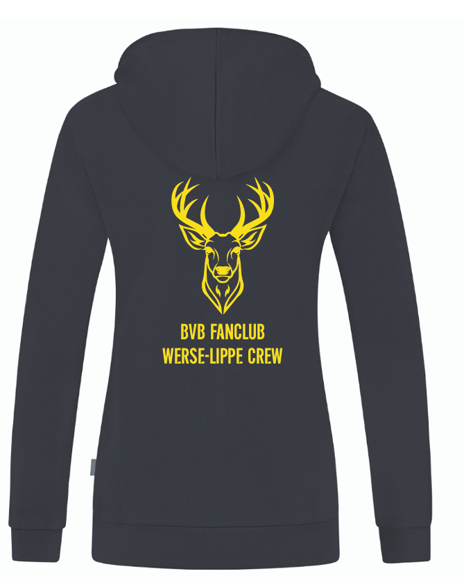 Werse Lippe Crew Kapuzenjacke Organic Damen grau
