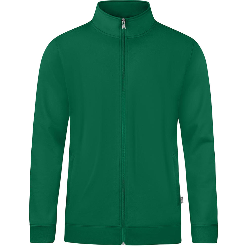 Jako Herren Sweatjacke Doubletex grün