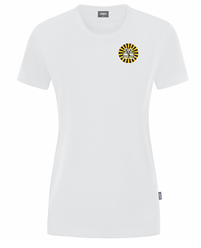 Werse Lippe Crew T-Shirt Doubletex Damen weiß