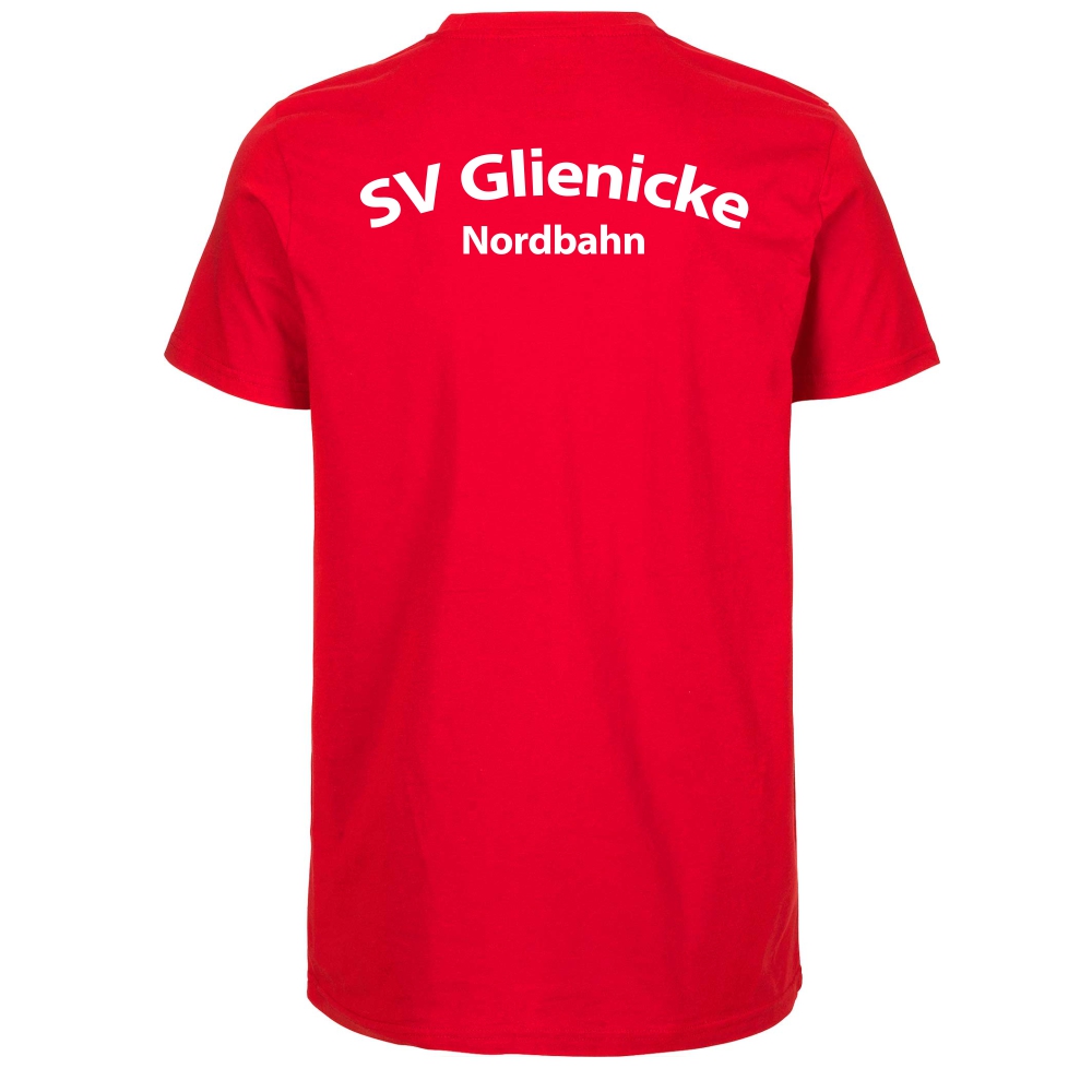 SV Glienicke SOLs Unisex V-Neck T-Shirt rot