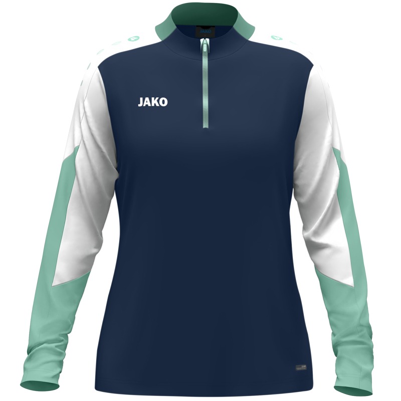 Jako Damen Ziptop Dynamic Damen marine-weiß-minze