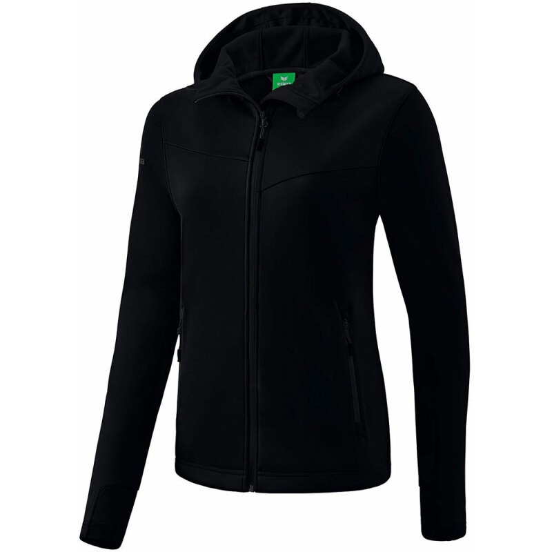 Erima Damen Softshelljacke Performance schwarz