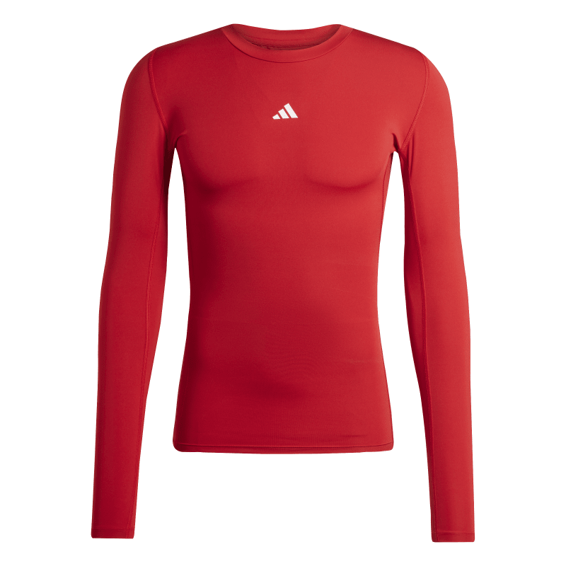 Rot-Weiß Deuten Techfit langarm Shirt rot