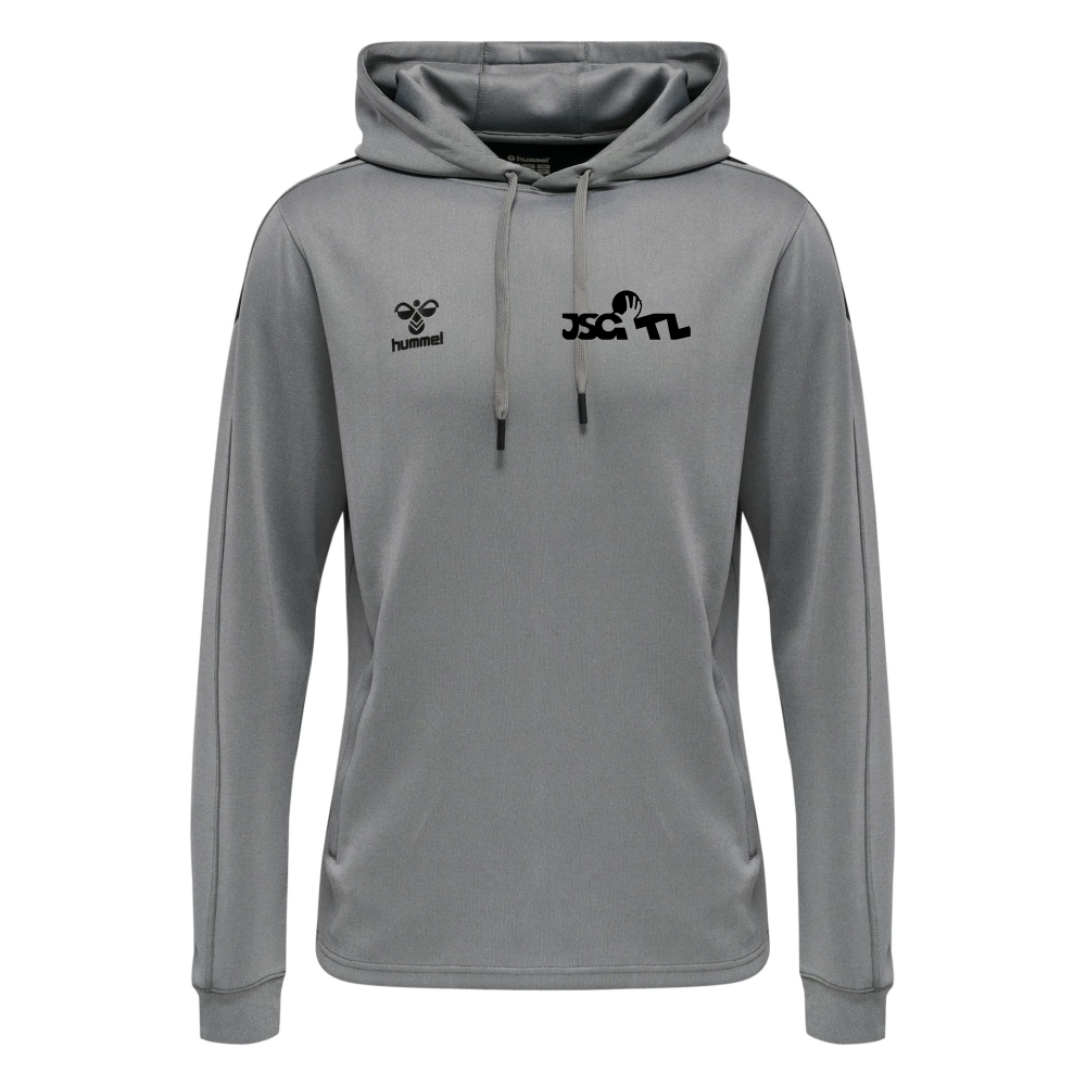 JSG Tecklenburger Land Core XK Kinder Poly Sweat Hoodie anthrazit-schwarz