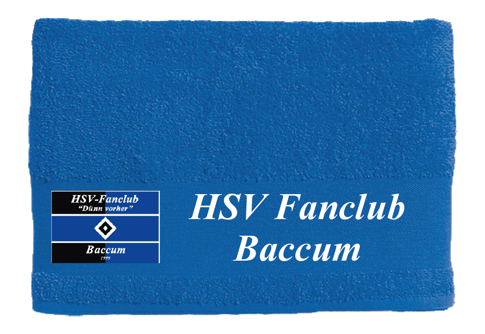 HSV Fanclub Baccum Badetuch 70x140cm
