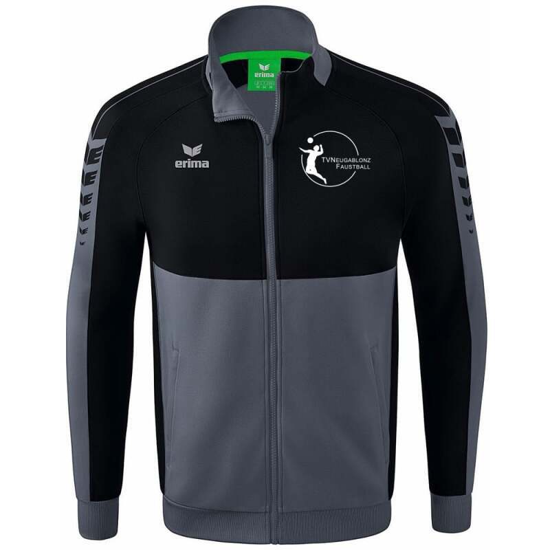 TV Neugablonz Erima Six Wings Herren Trainingsjacke grau-schwarz