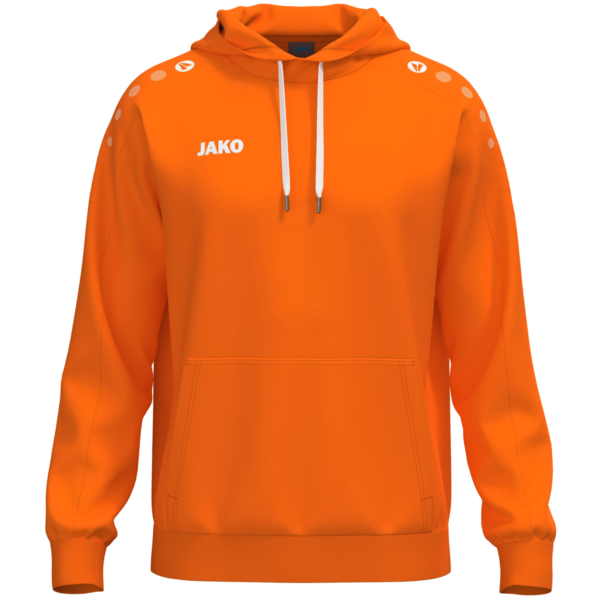 Jako Kapuzensweat One Cotton neonorange