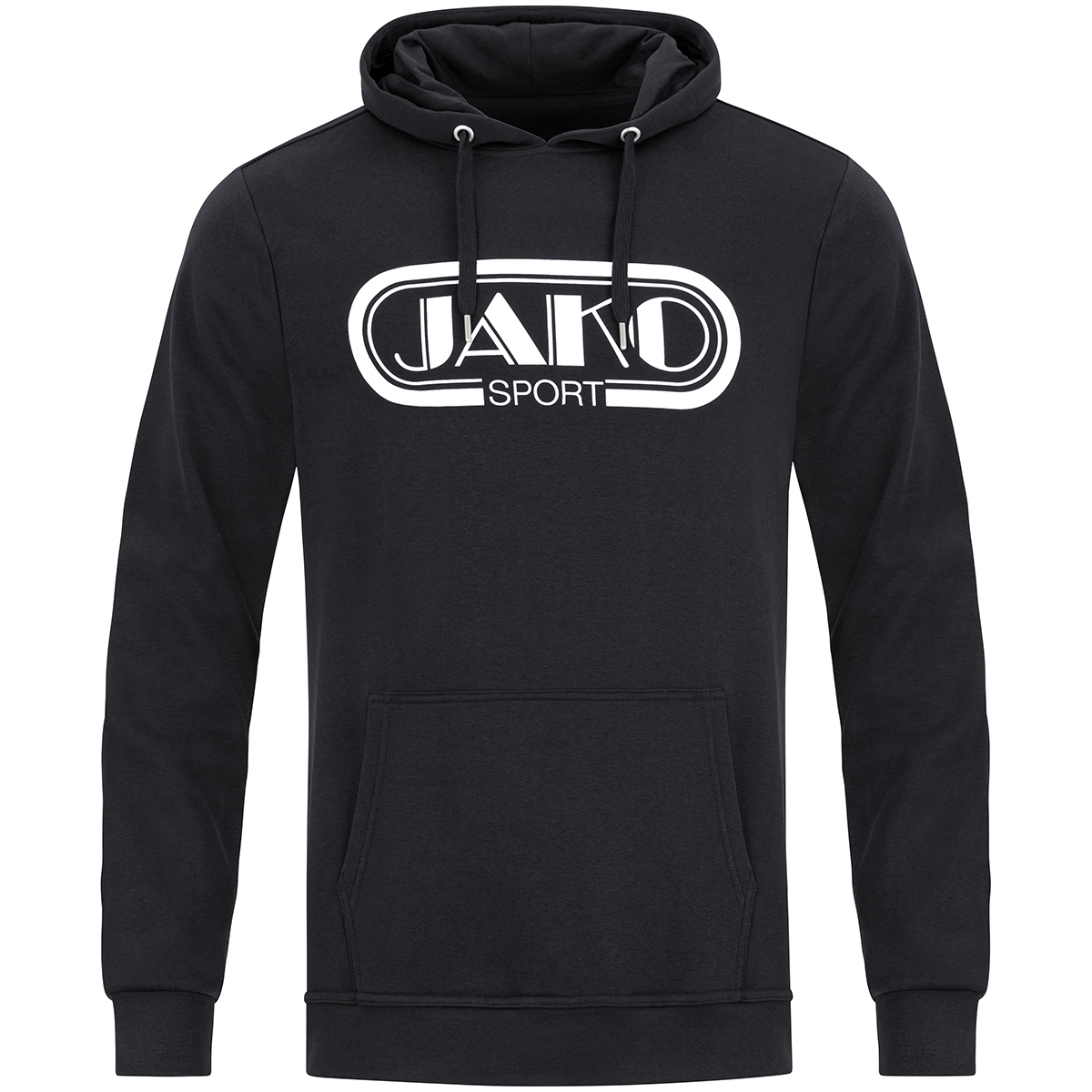 Jako Herren Kapuzensweat Retro schwarz