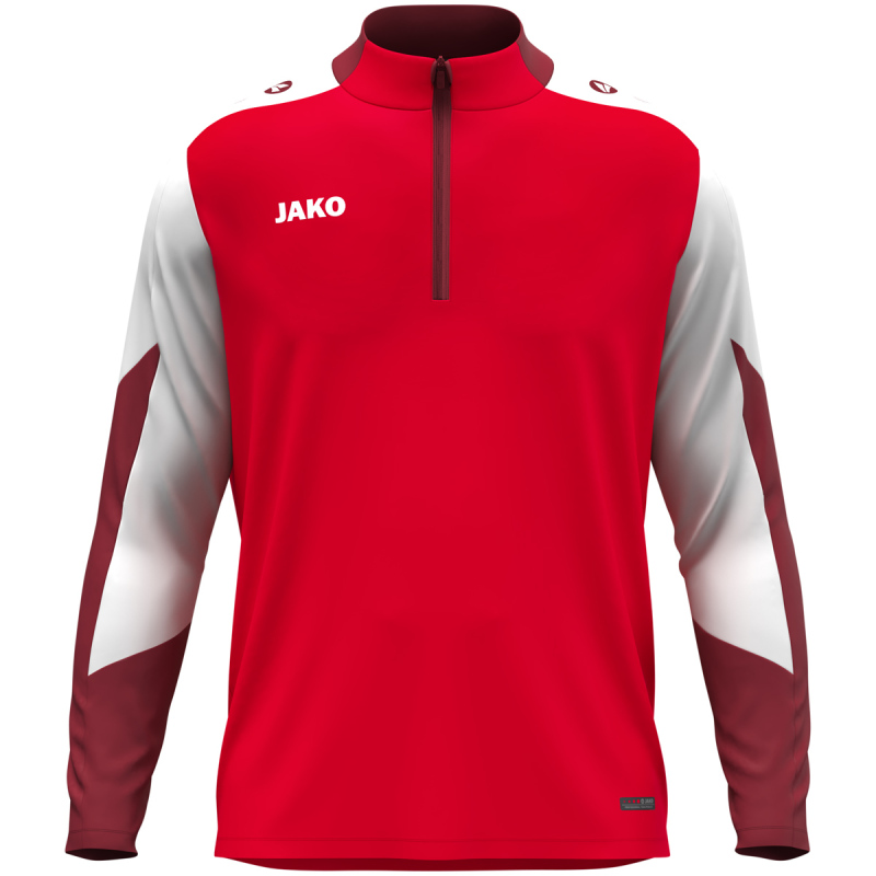 Jako Ziptop Dynamic rot-weiß-dunkelrot