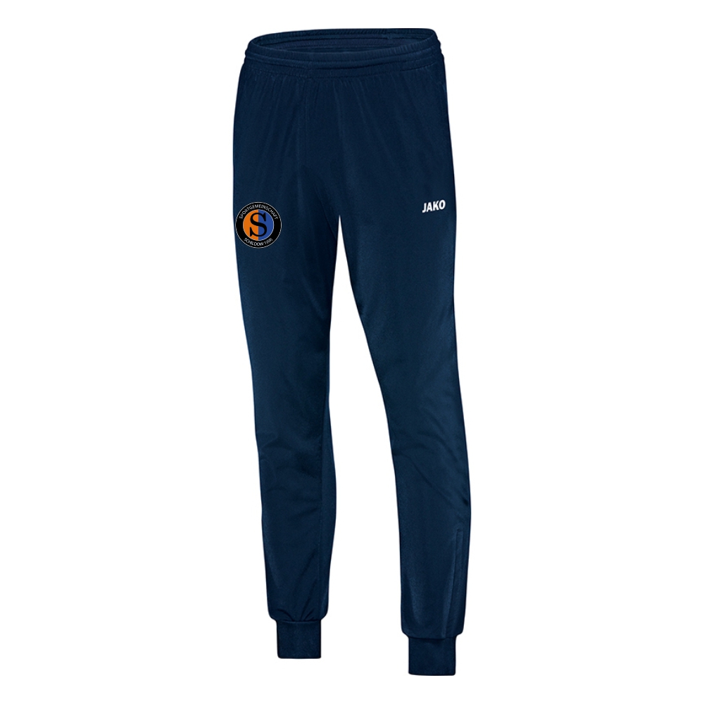 SG Schildow Polyesterhose Classico marine-weiß