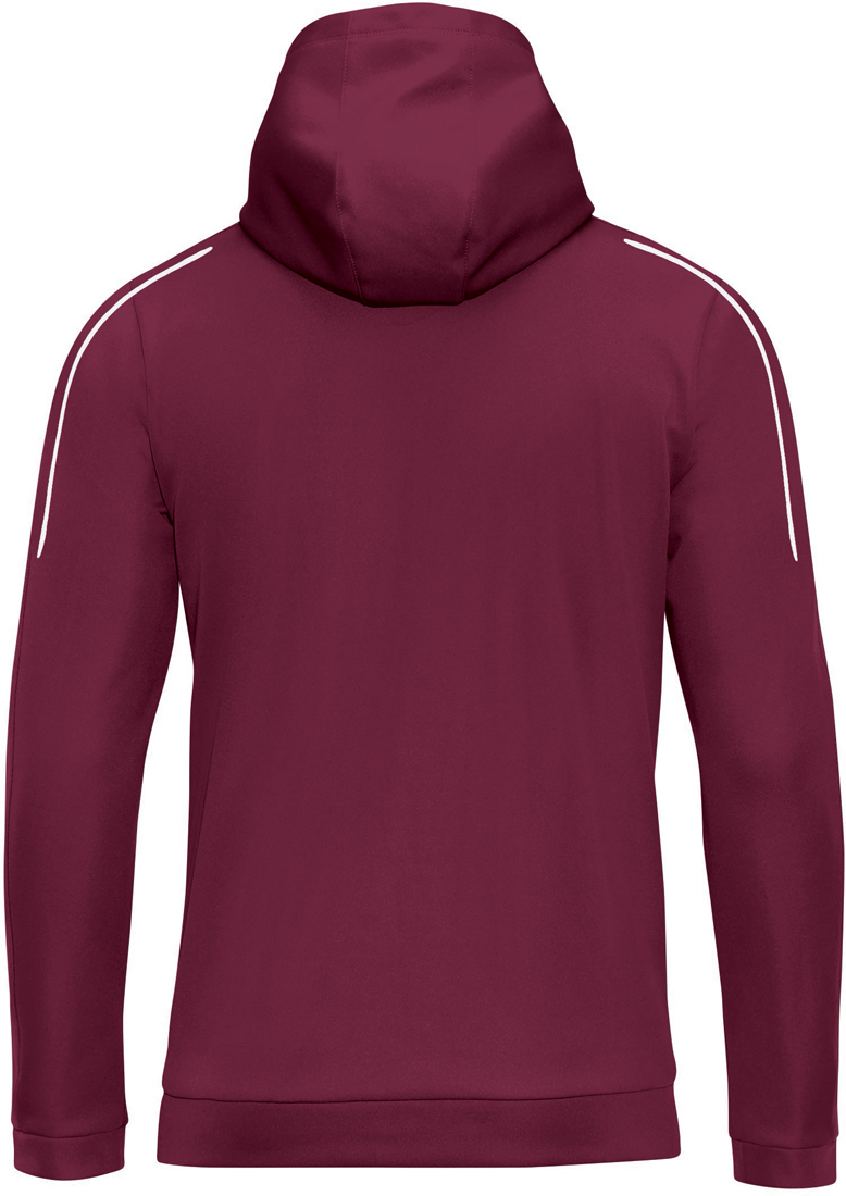 Jako Classico Damen Kapuzenjacke maroon