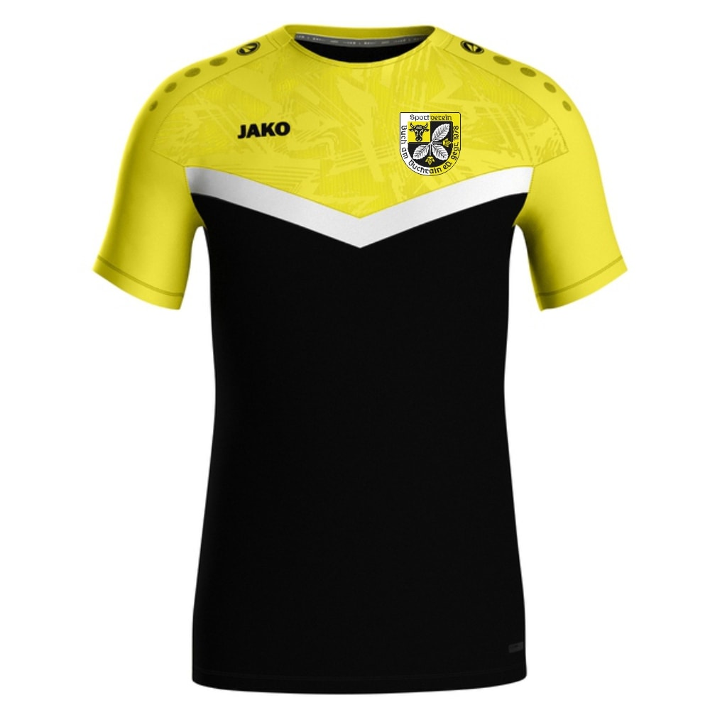 SV Buch a.B. Jako Damen T-Shirt Iconic schwarz/soft yellow