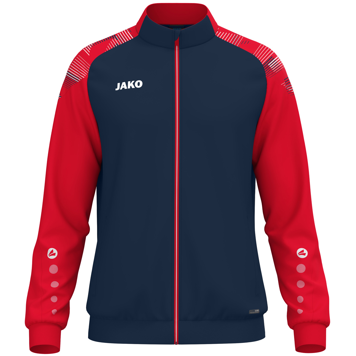 Jako Polyesterjacke Sonic Kinder marine/rot