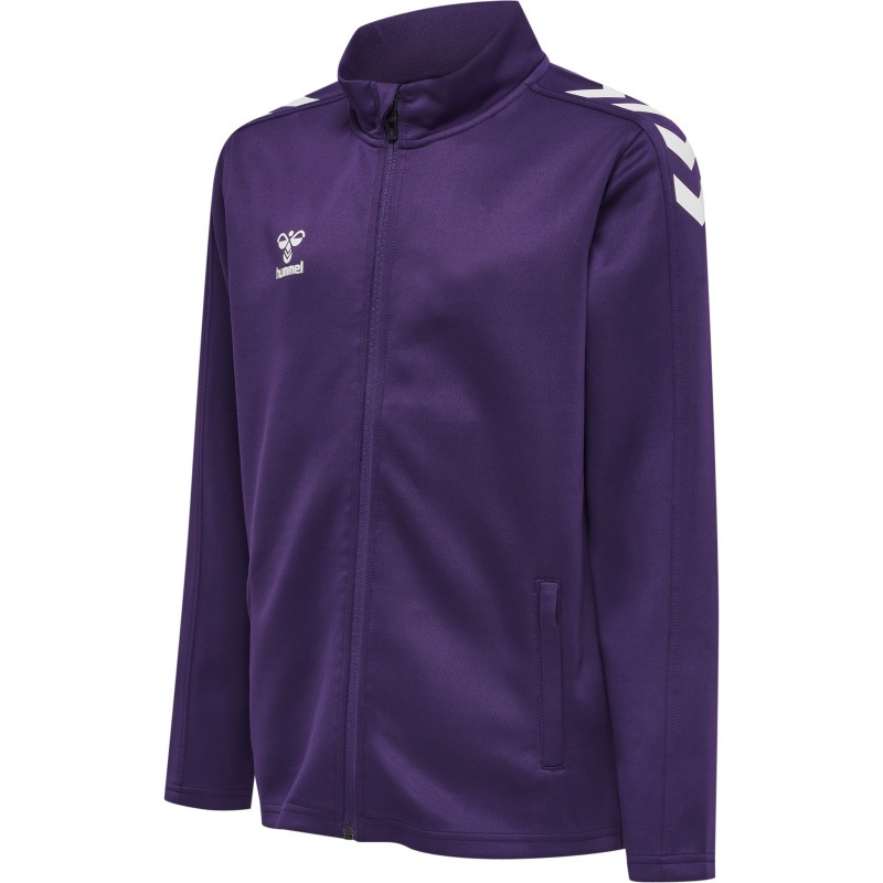 Hummel Hmlcore XK Poly Zip Sweat Kids acai/white