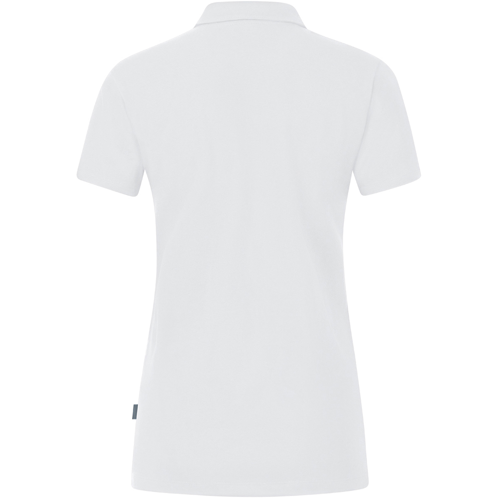 Jako Damen Polo Organic Stretch weiß