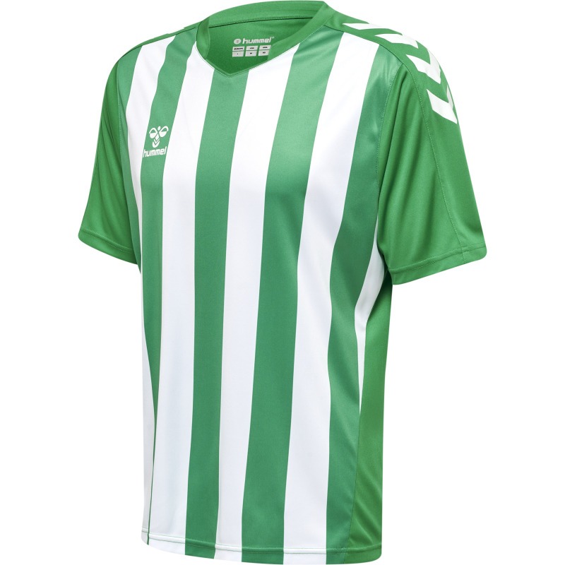 Hummel Hmlcore XK Striped Jersey S/S jelly bean/white