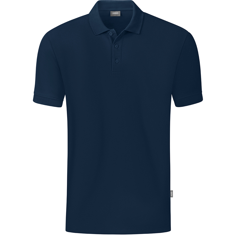 Jako Herren Polo Organic blau
