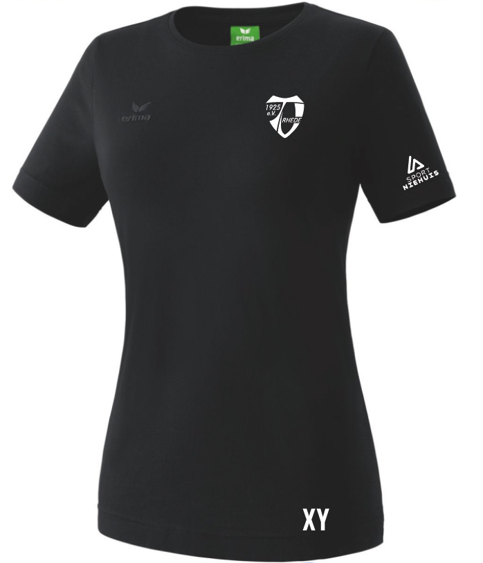 TV Rhede Damen T-Shirt Baumwolle schwarz
