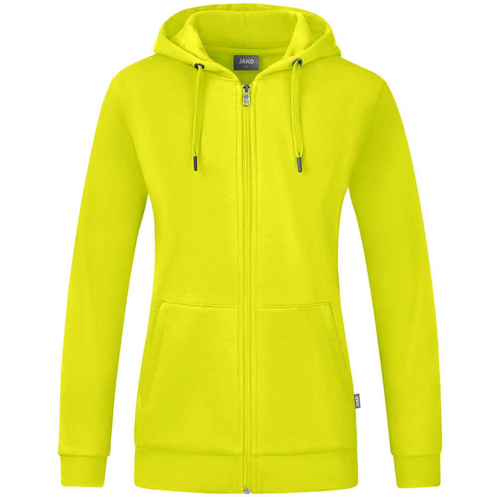 Jako Damen Kapuzenjacke Organic grün