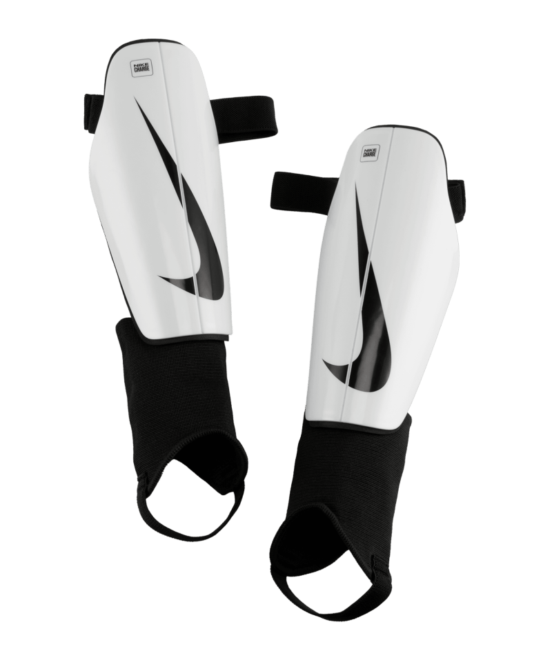 Nike Charge Schienbeinschoner weiss schwarz