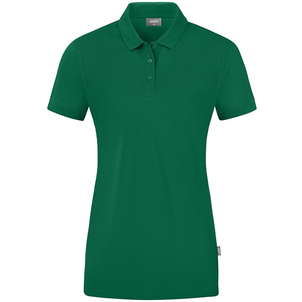 Jako Damen Polo Doubletex grün