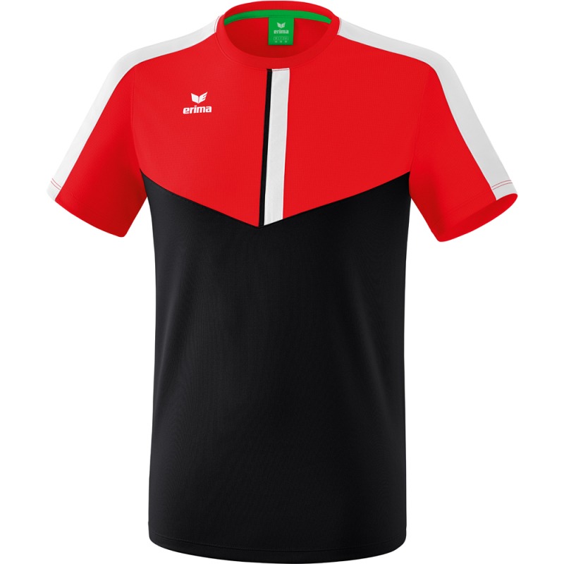 Erima Herren T-Shirt Squad rot-schwarz-weiß