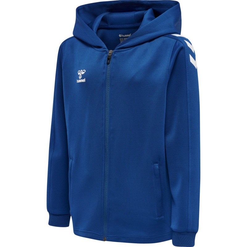 Hummel Hmlcore XK Poly Zip Hood Sweat Kids true blue