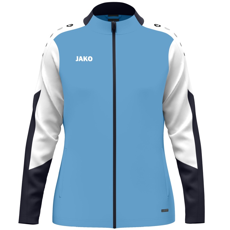 Jako Damen Polyesterjacke Dynamic Damen skyblue-weiß-marine