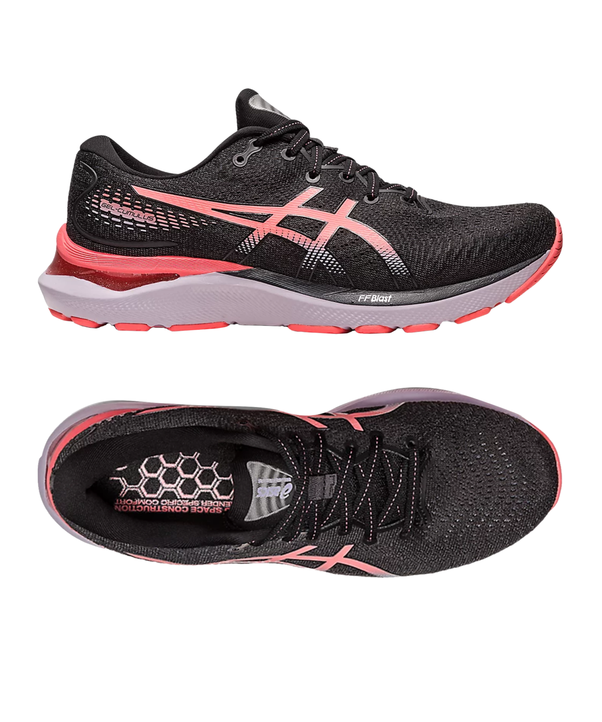 Asics Gel-Cumulus 24 Damen Schwarz F009 Laufschuh
