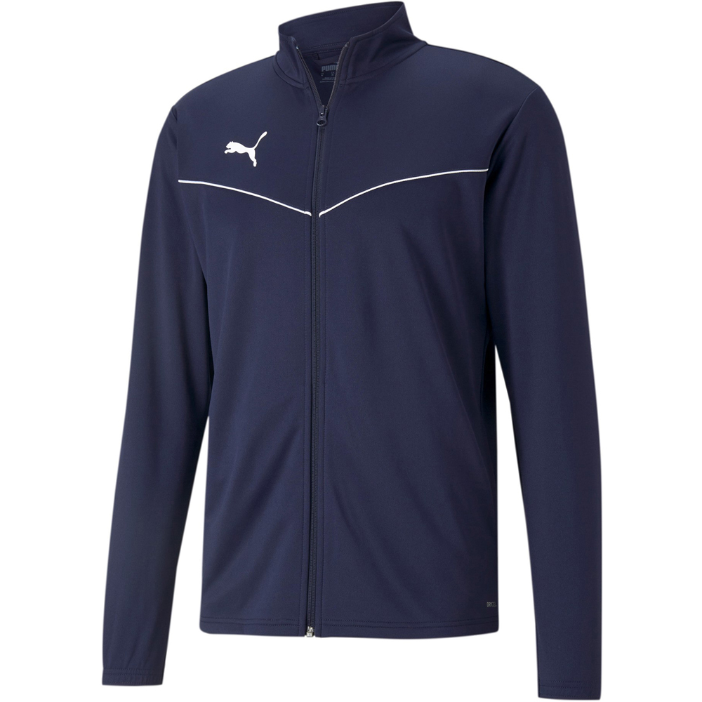 Puma Polyester Trainingsjacke teamRISE blau-weiß