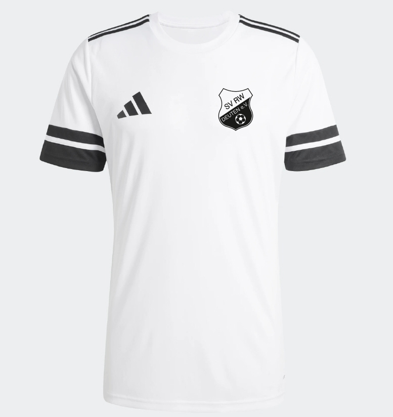 Rot-Weiß Deuten Trikot / Aufwärmshirt Squdra 25 weiß